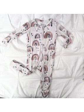 Birdie Bean Boho Rainbows Reign Print Zippy